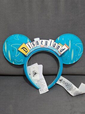 NWT Disneyland Retro Marquee Ears Headband | Disney Parks Exclusive